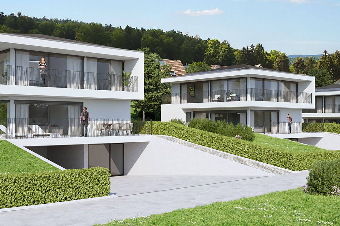 Construction de 3 villas de standing à Arzier.