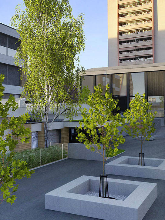 Transformation et agrandissement de l’école Tivoli pour la commune de Lancy.