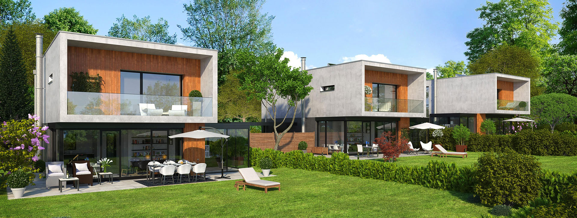 3 VILLAS INDIVIDUELLES, PLANLESOUATES  AG Construction SA