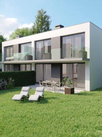 Construction de 2 villas jumelles THPE à Grand-Saconnex.