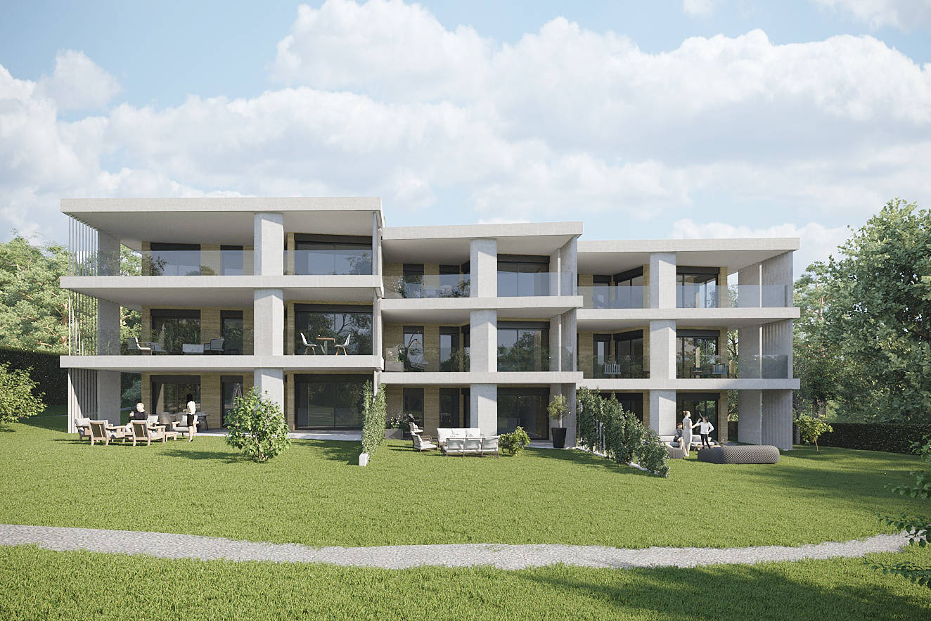 Construction d’un immeuble de 9 appartements à Vandoeuvres